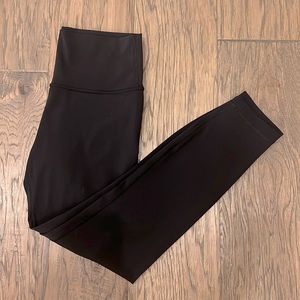 lululemon wunder under leggings size 6 25”